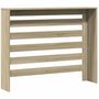 Voir la diapositive 5 : VIDAXL Cache-radiateur chene sonoma 104x20x82 cm bois d'ingenierie