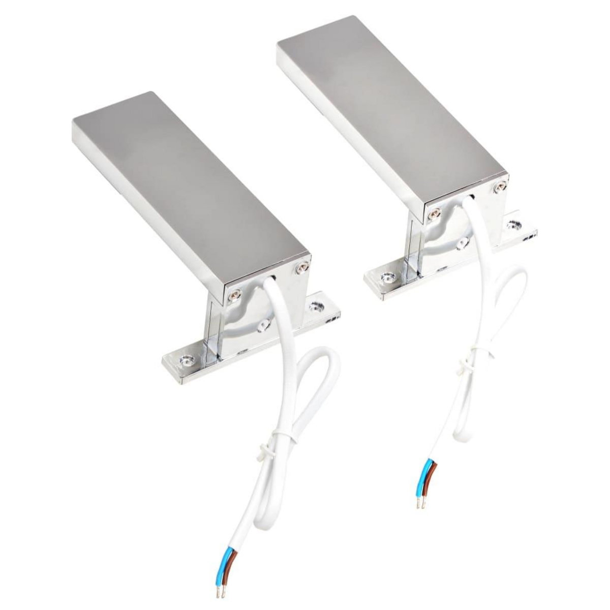 VIDAXL Spots vers le bas pour miroir 2 pcs 2 W Blanc froid