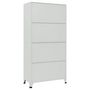 Voir la diapositive 5 : VIDAXL Armoire a casier avec 6 compartiments Acier 90x45x180 cm Gris