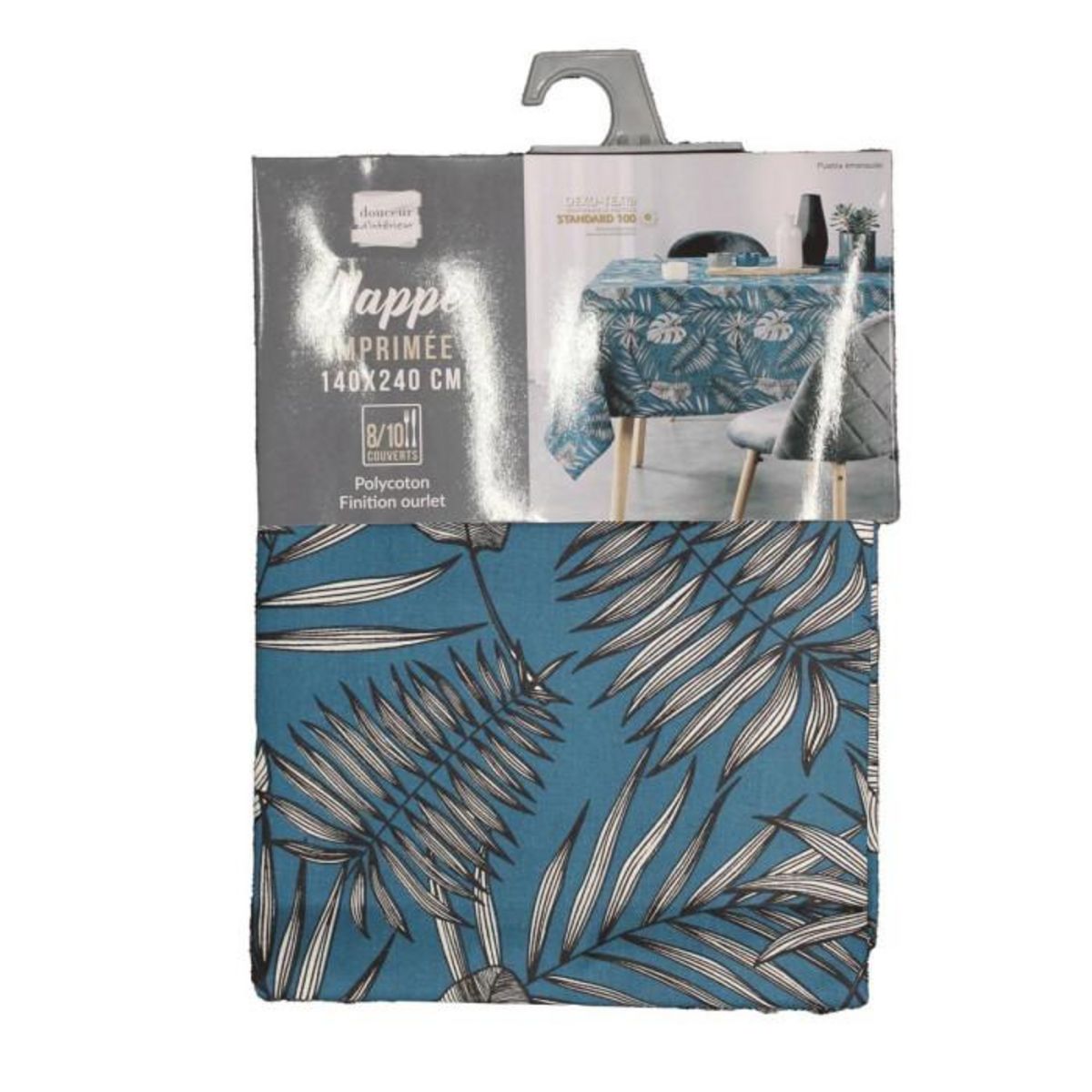 Paris Prix Nappe Rectangulaire  Puebla  140x240cm Émeraude