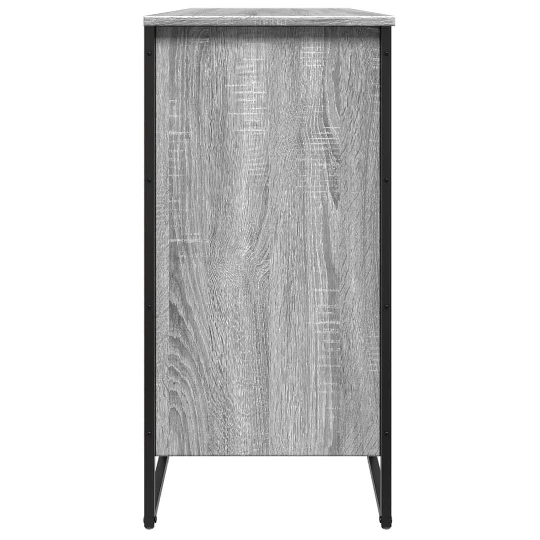 Voir la diapositive 5 : VIDAXL Armoire a chaussures sonoma gris 80x38x78 cm bois d'ingenierie