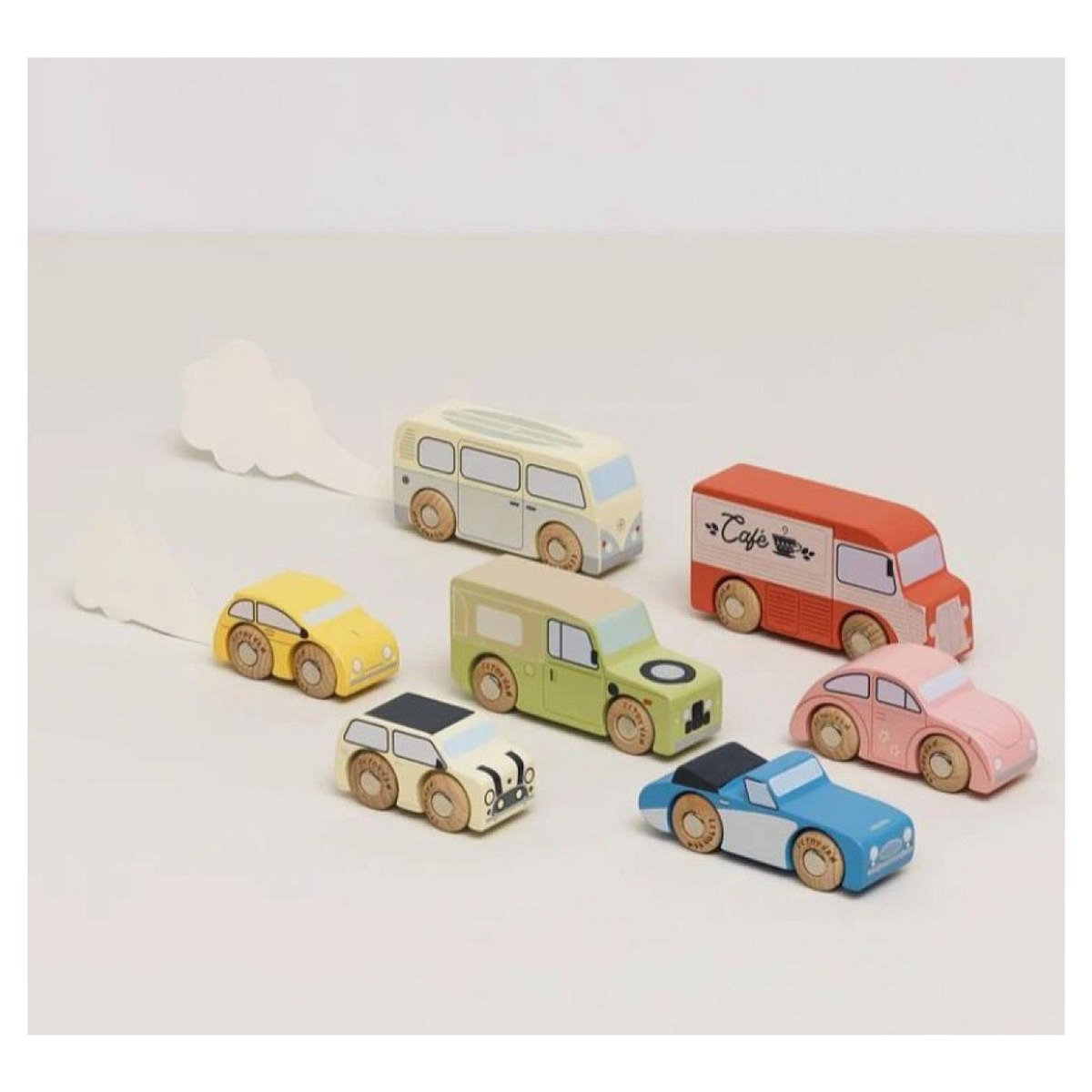 Le Toy Van Set De Voitures Rétro en bois