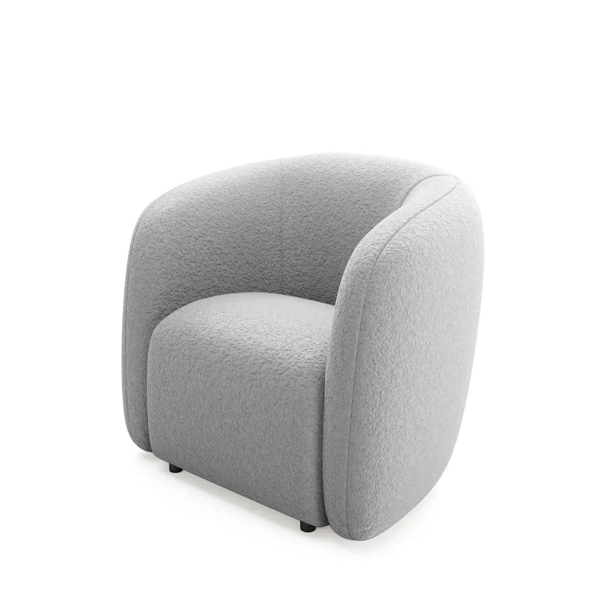 Voir la diapositive 4 : CASANOVA PARIS Bahia - fauteuil tissu bouclette