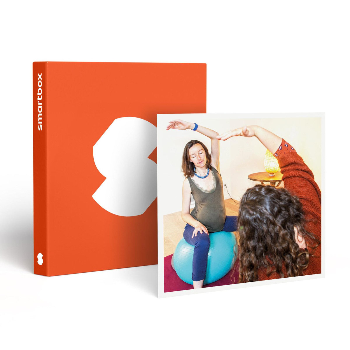 Smartbox 3h de détente pour future maman avec yoga, méditation et massage Rebozo - Coffret Cadeau Bien-être