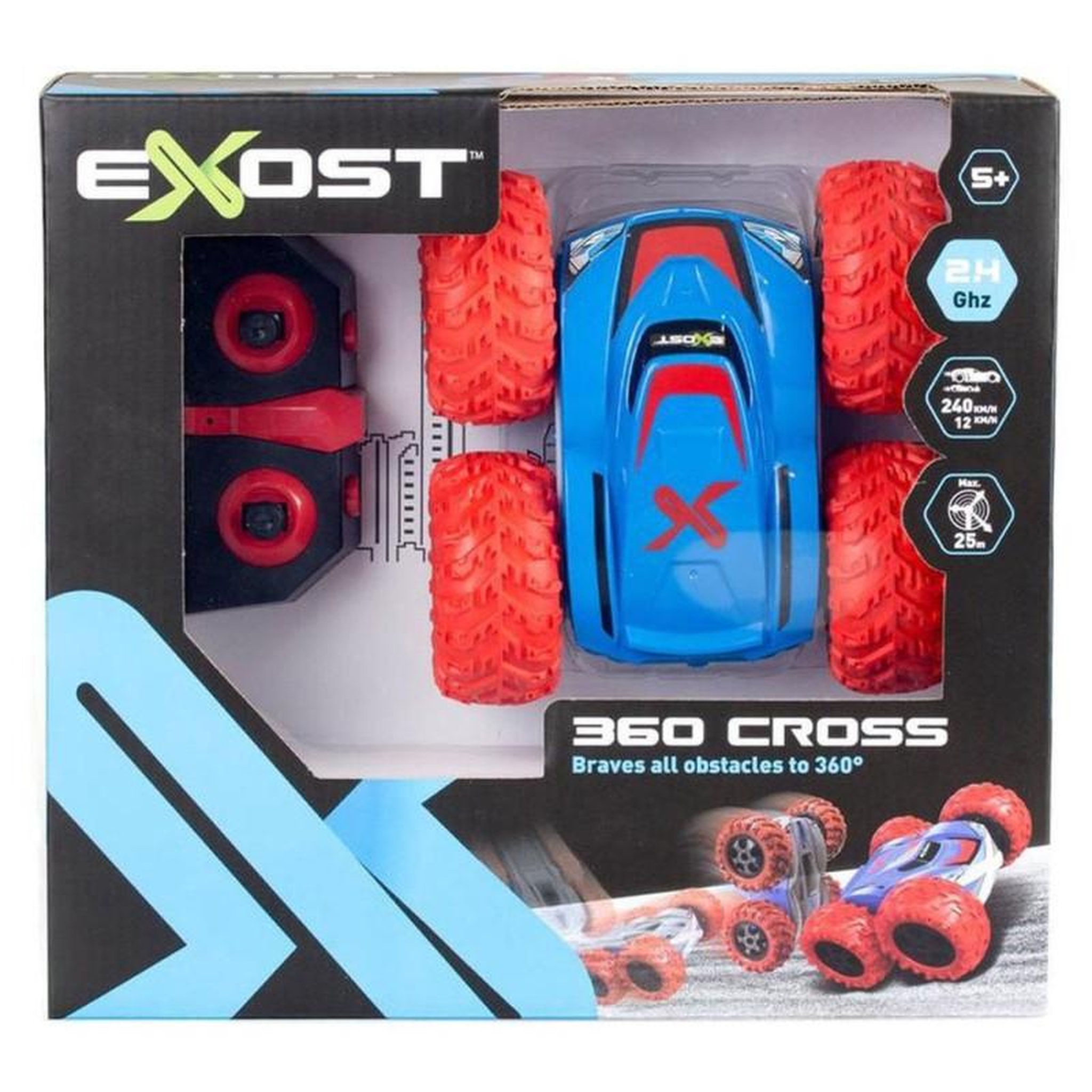 Voir la diapositive 2 : SILVERLIT SILVERLIT RC 360 Cross II Red