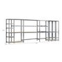 Voir la diapositive 2 : Concept rangement de garage MODULÖ STORAGE SYSTEME EXTENSION 5 étagères 16 plateaux longueur 505 cm