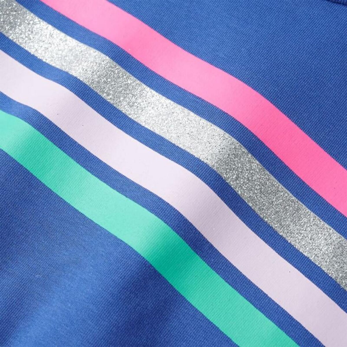 VIDAXL Robe pour enfants avec cordon de serrage bleu cobalt 128