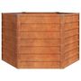 Voir la diapositive 4 : VIDAXL Lit sureleve de jardin rouille 129x129x77 cm acier corten