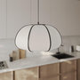 Voir la diapositive 2 : Rendez vous déco Suspension en bambou noir D38 cm-Hana