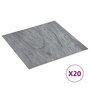 Voir la diapositive 1 : VIDAXL Dalles de plancher autoadhesives 20 pcs PVC 1,86 m^2 gris clair