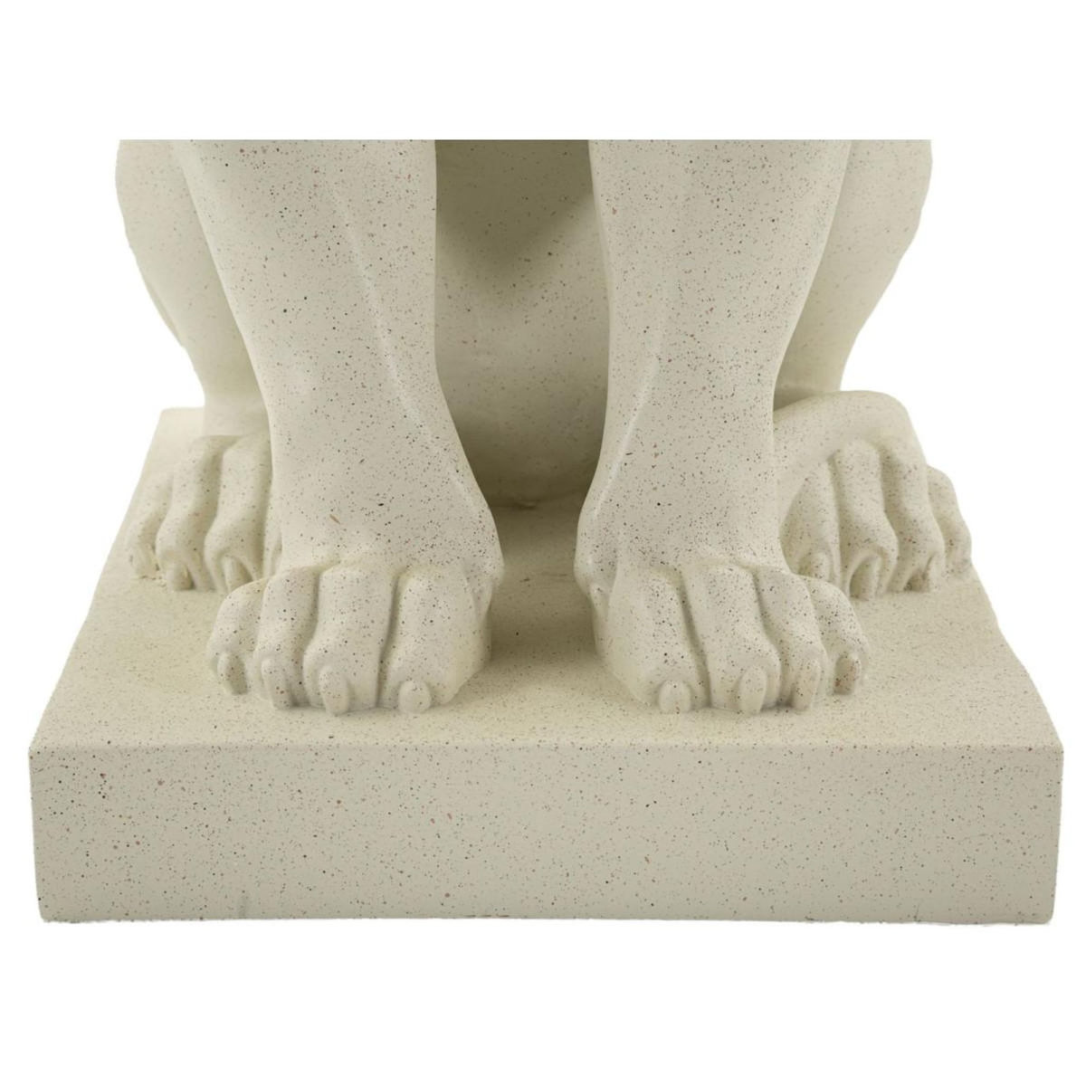 Paris Prix Statuette Déco Lion  Stons  40cm Crème