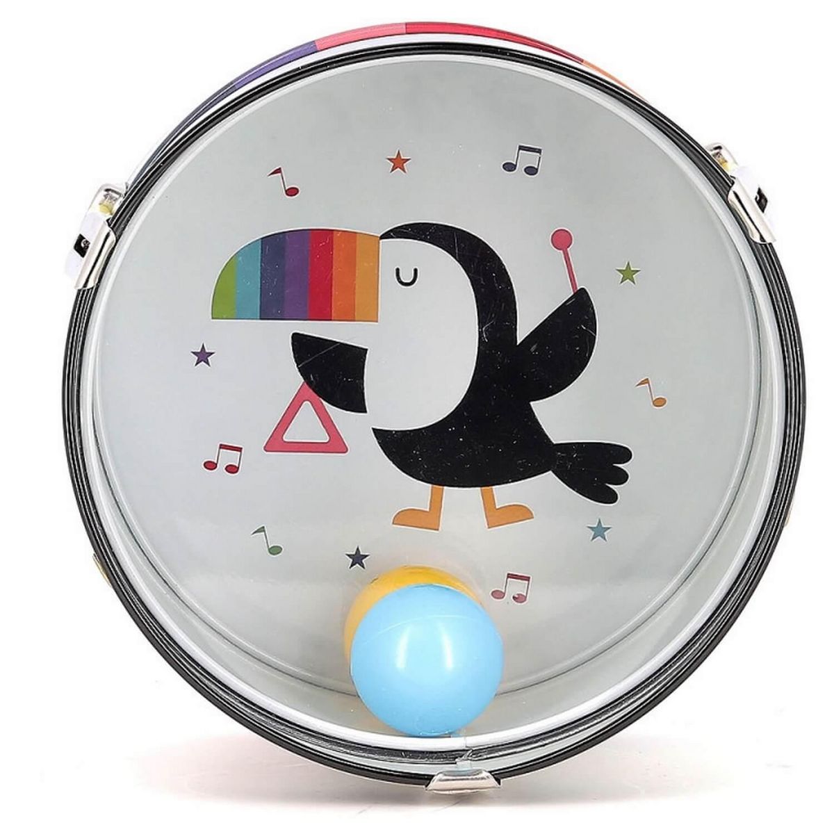 Vilac Tambour en métal Arc-en-Ciel : Andy Westface