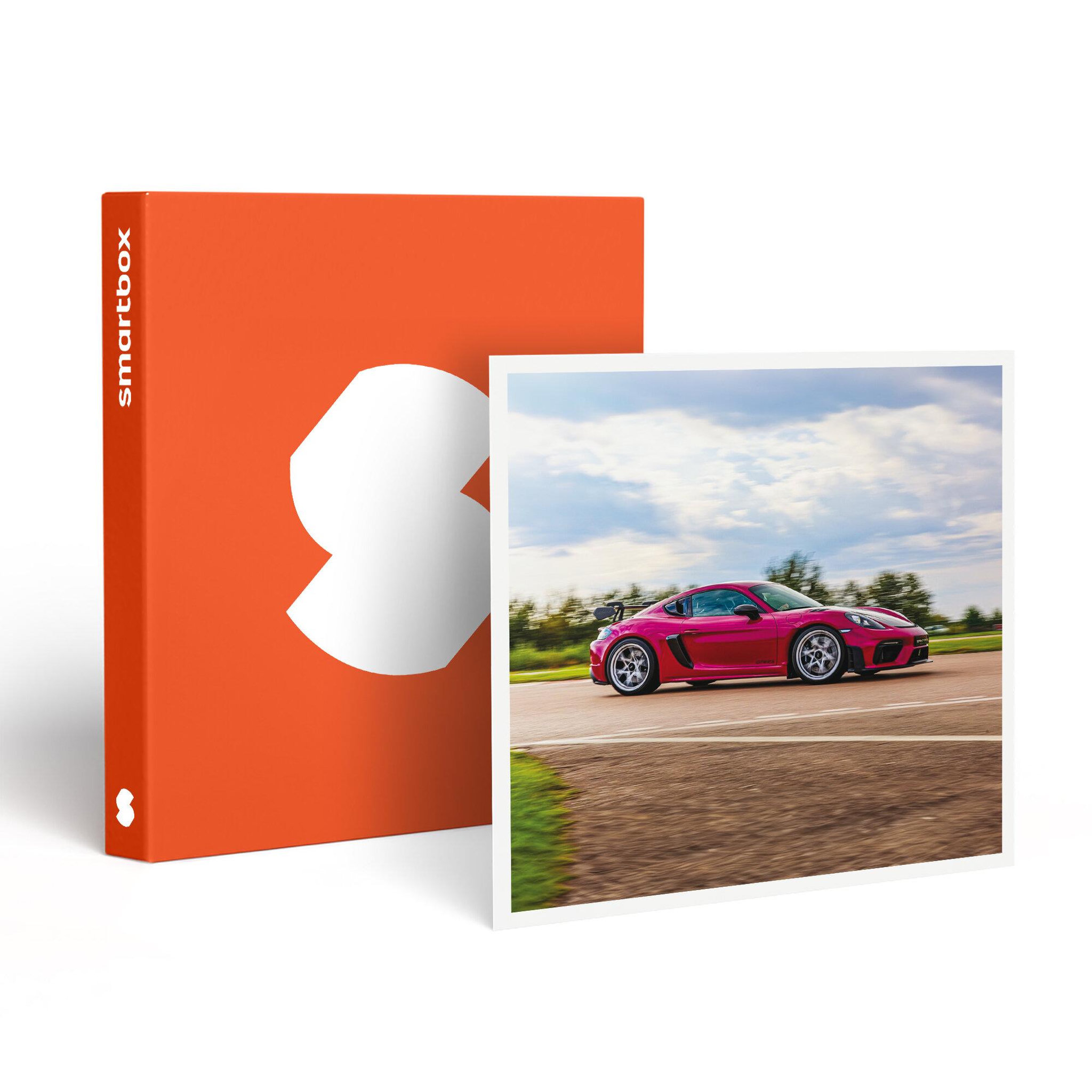 Smartbox Stage de pilotage : 5 tours sur le circuit de La Ferté-Gaucher en Porsche Cayman 718 GT4 RS - Coffret Cadeau Sport & Aventure