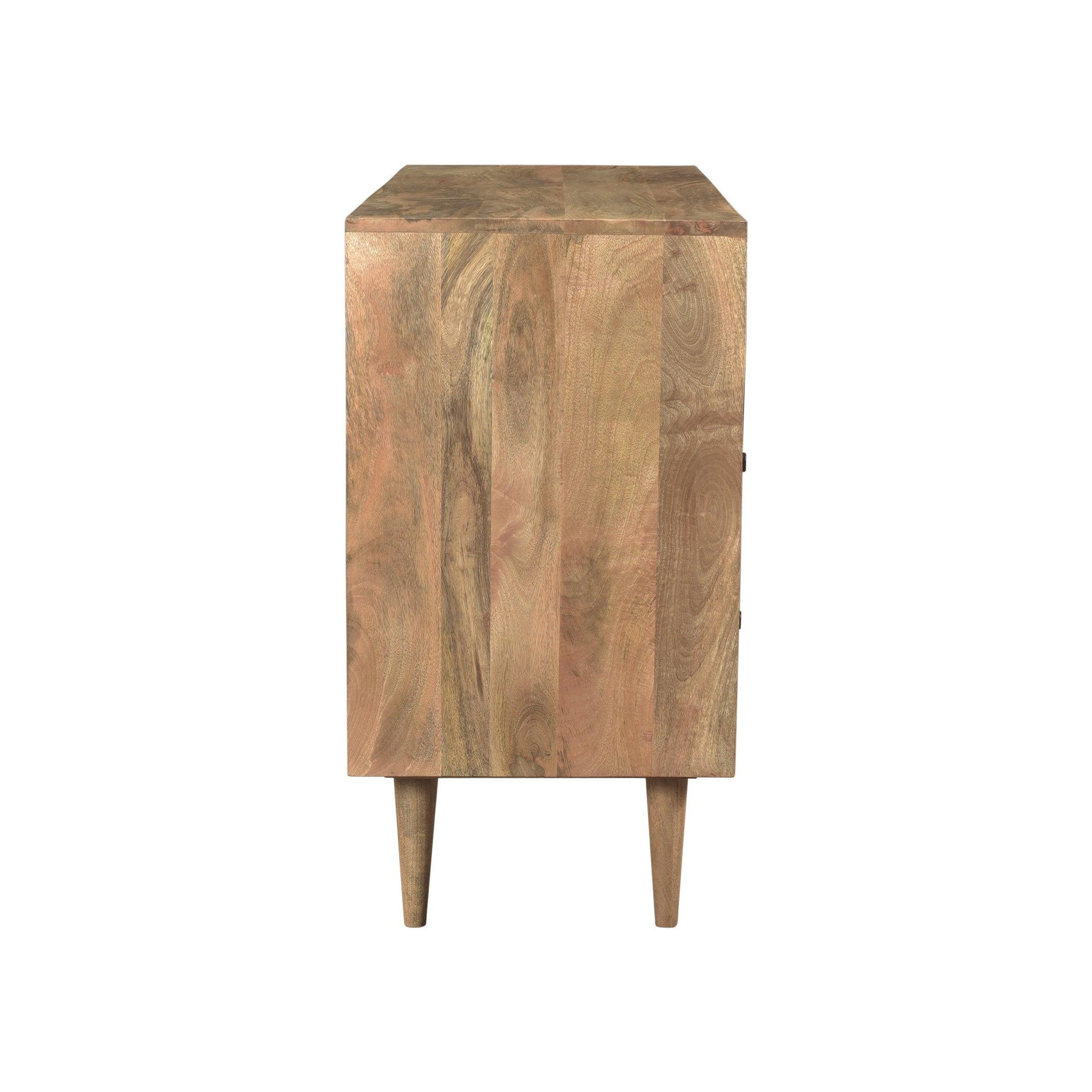Voir la diapositive 2 : MAISON PAVANE Commode en bois 6 tiroirs à motifs-tali