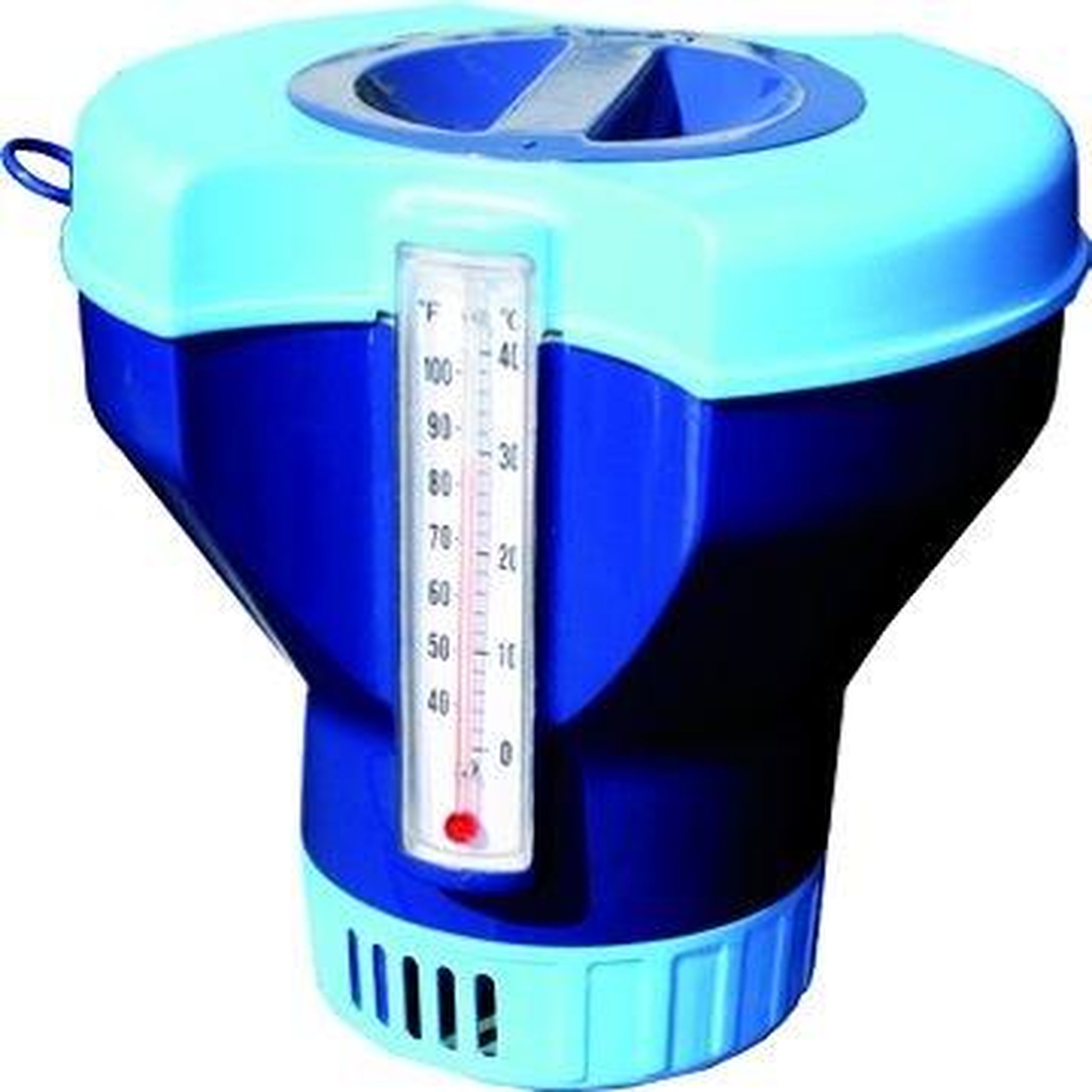 GRE Diffuseur chlore Ø17,5cm avec thermomètre intégré