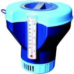 GRE Diffuseur chlore Ø17,5cm avec thermomètre intégré