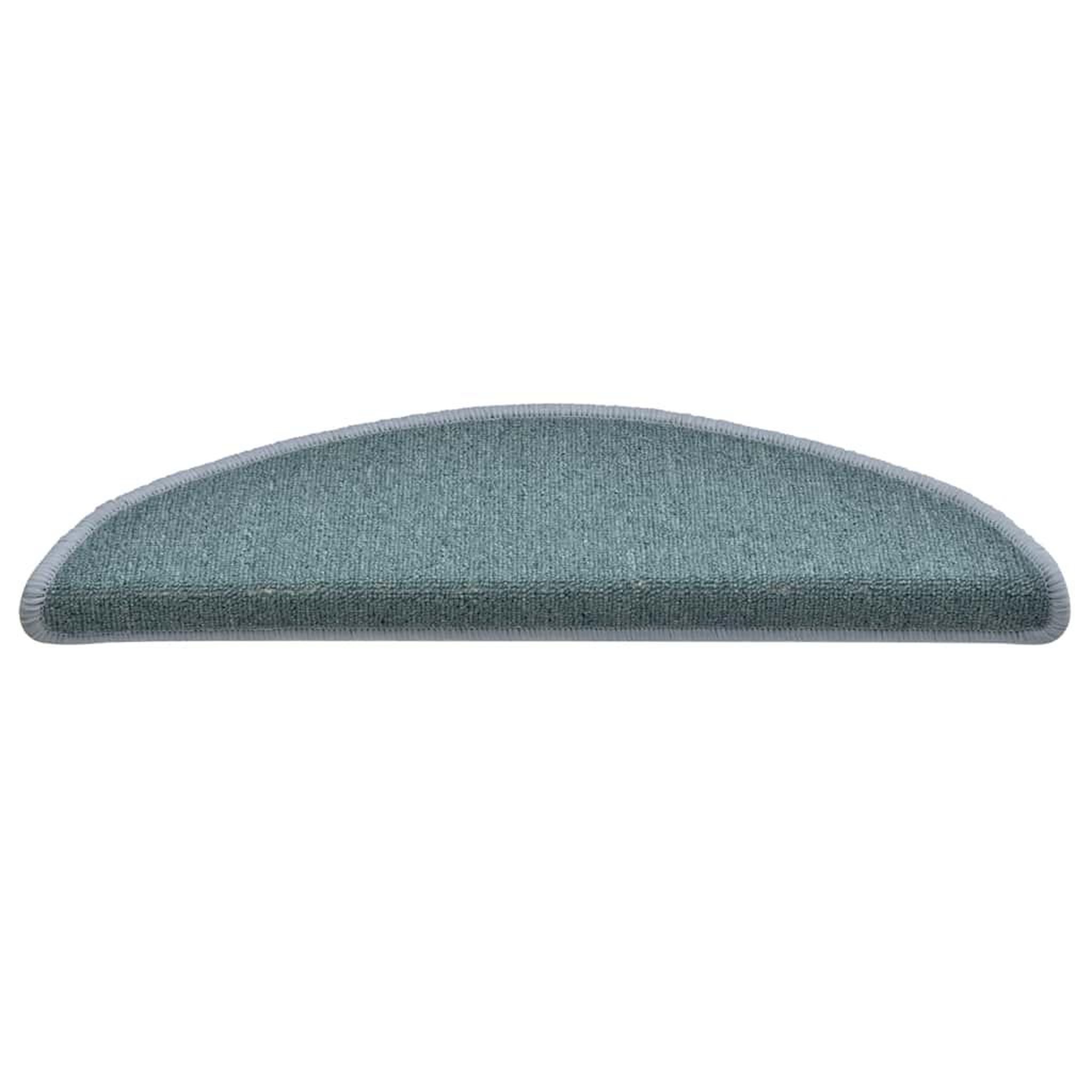 Voir la diapositive 3 : VIDAXL Tapis d'escalier 30 pcs bleu 56x17x3 cm