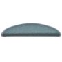 Voir la diapositive 3 : VIDAXL Tapis d'escalier 30 pcs bleu 56x17x3 cm