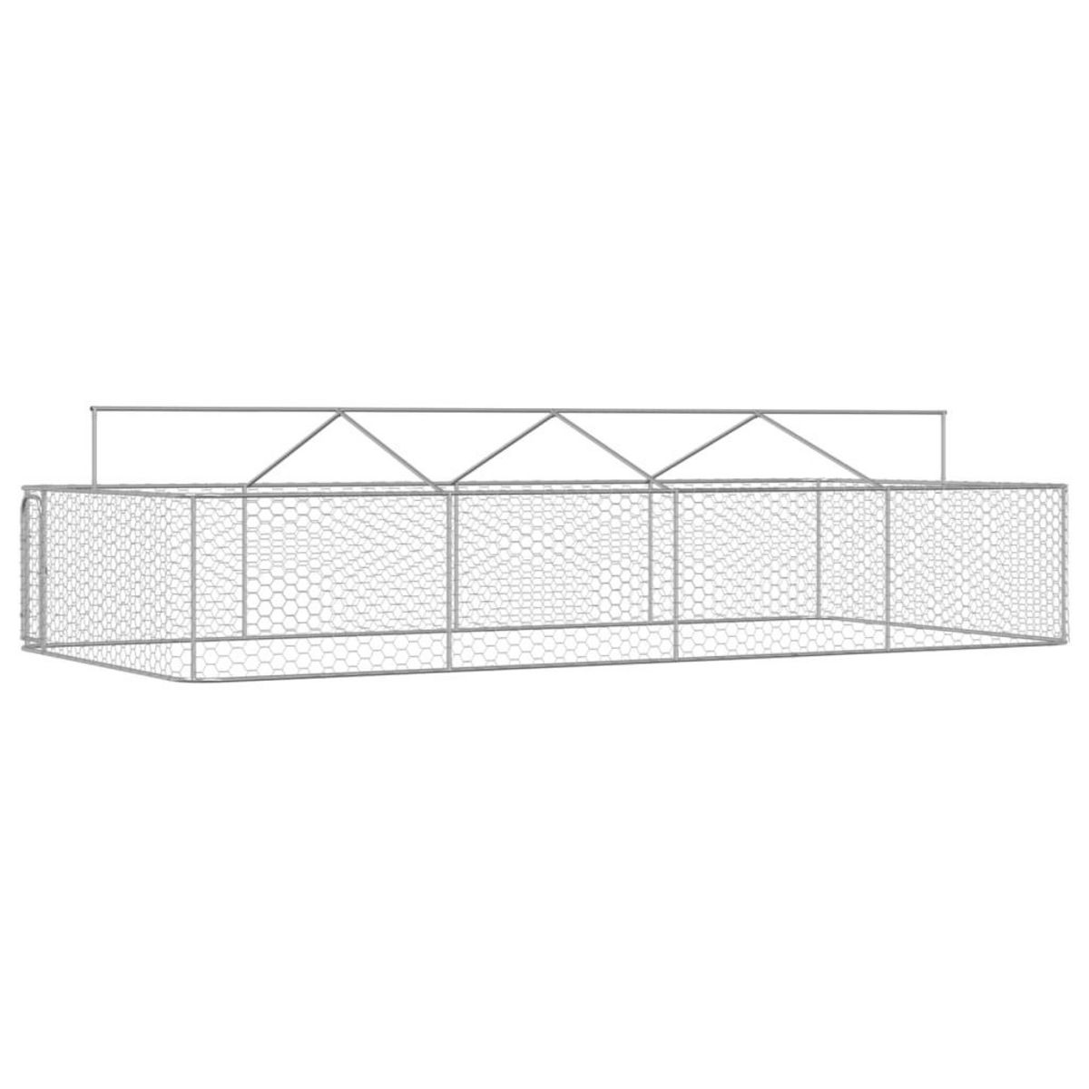 VIDAXL Chenil exterieur avec toit 600x300x150 cm