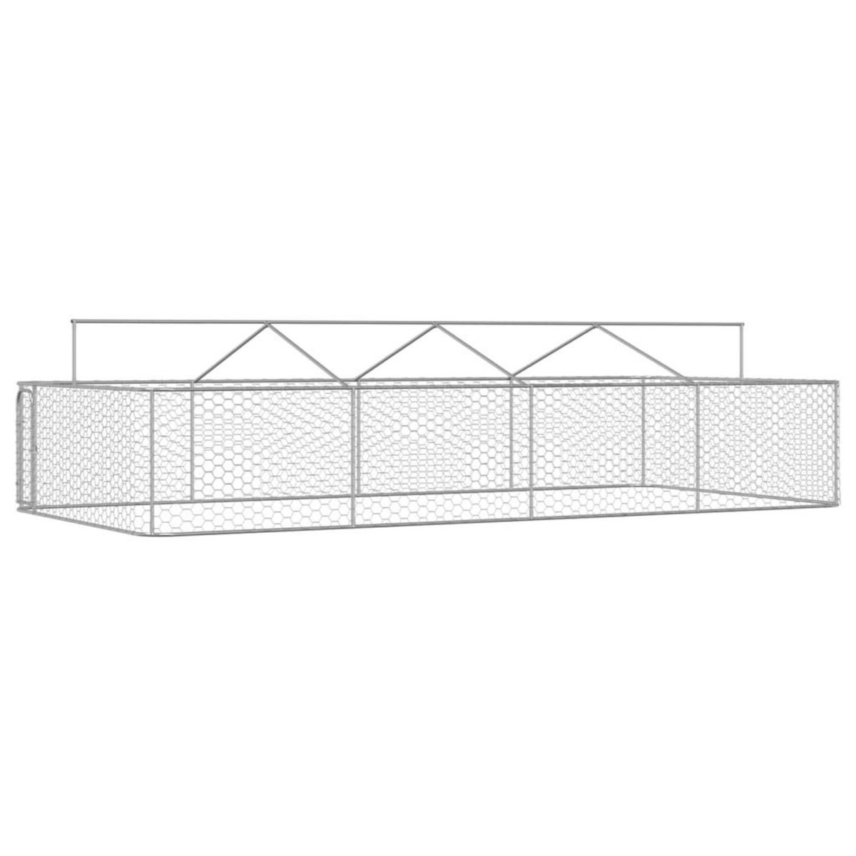 VIDAXL Chenil exterieur avec toit 600x300x150 cm