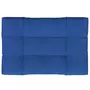 VIDAXL Coussin de palette bleu royal 120x80x12 cm tissu