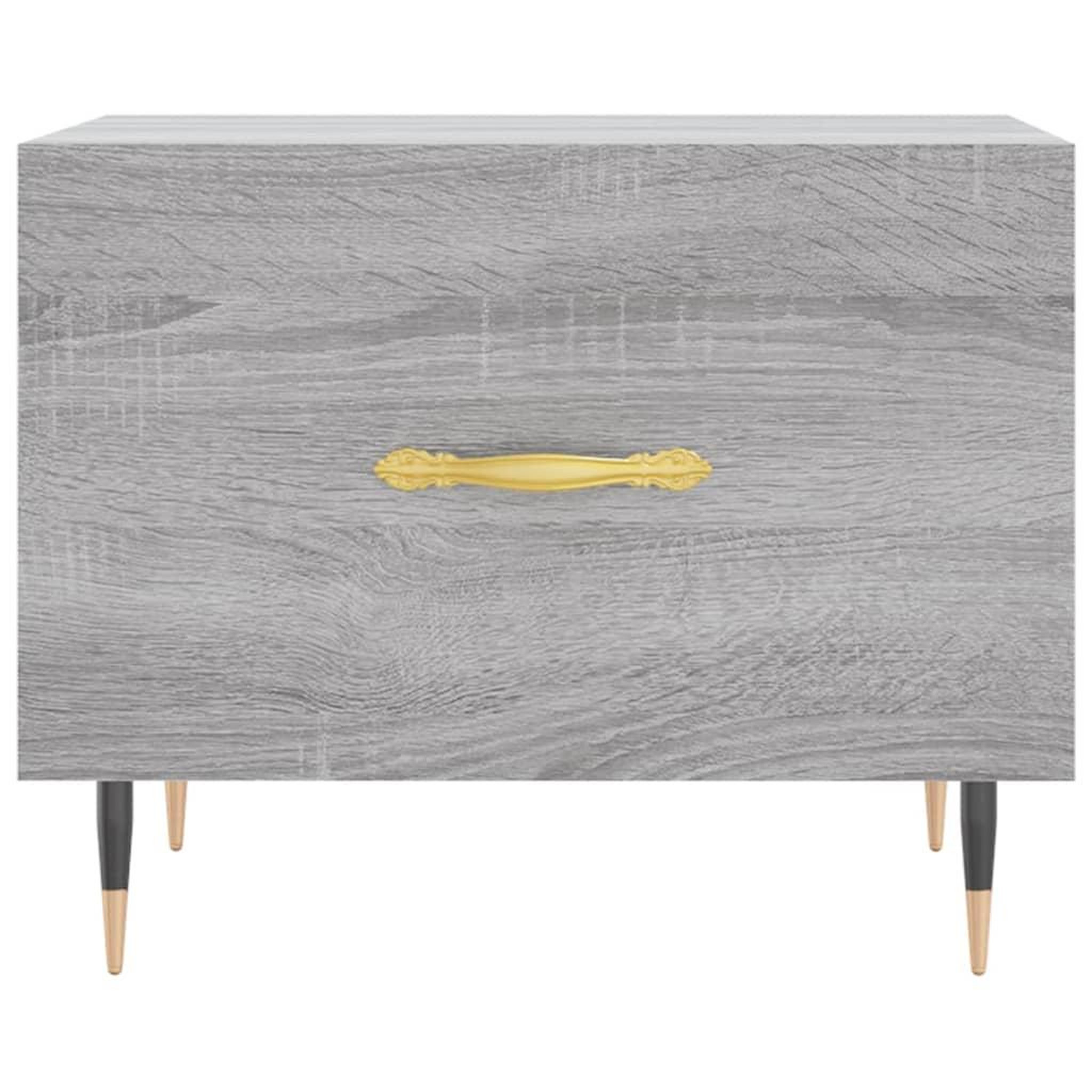 Voir la diapositive 5 : VIDAXL Table basse Sonoma gris 50x50x40 cm Bois d'ingenierie