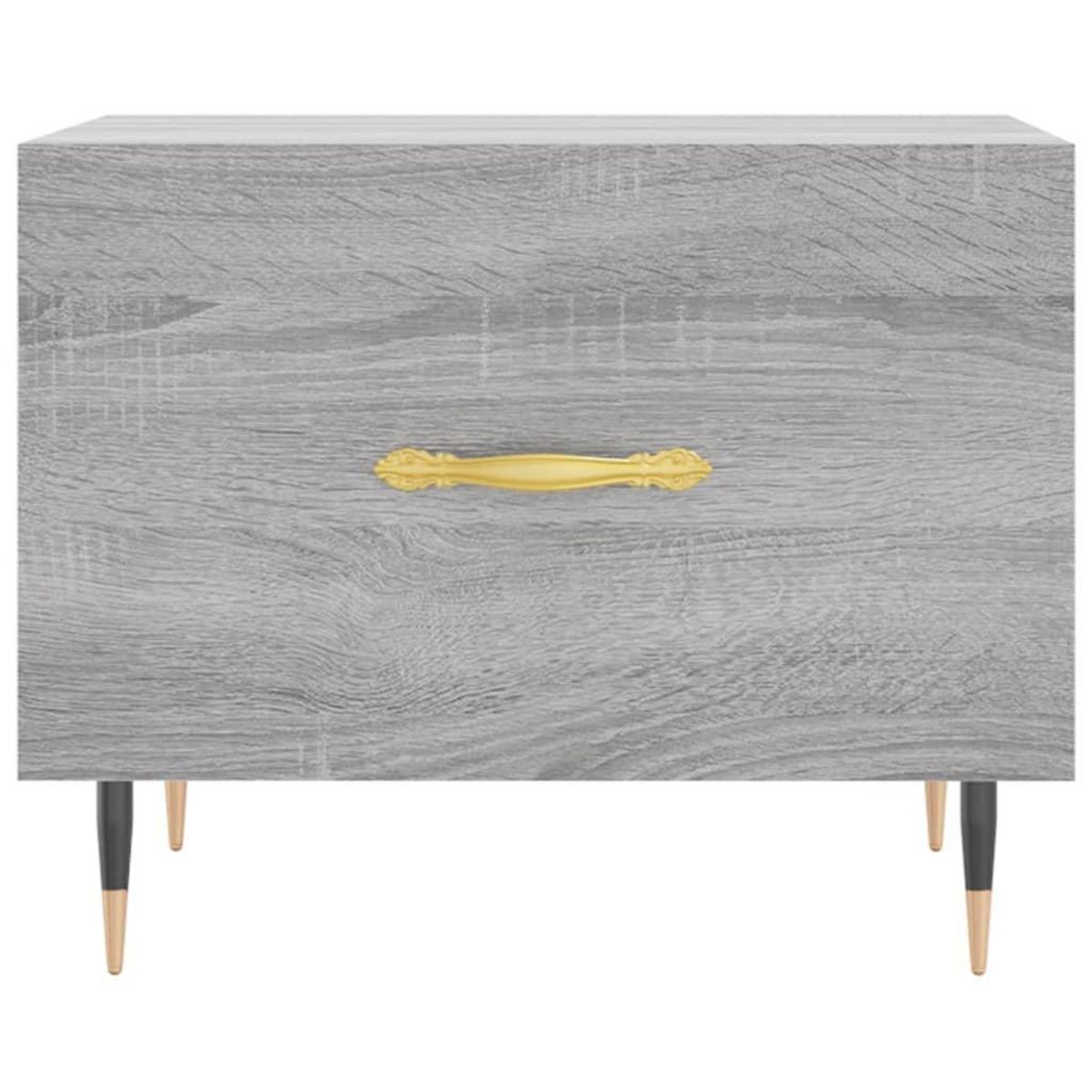 VIDAXL Table basse Sonoma gris 50x50x40 cm Bois d'ingenierie