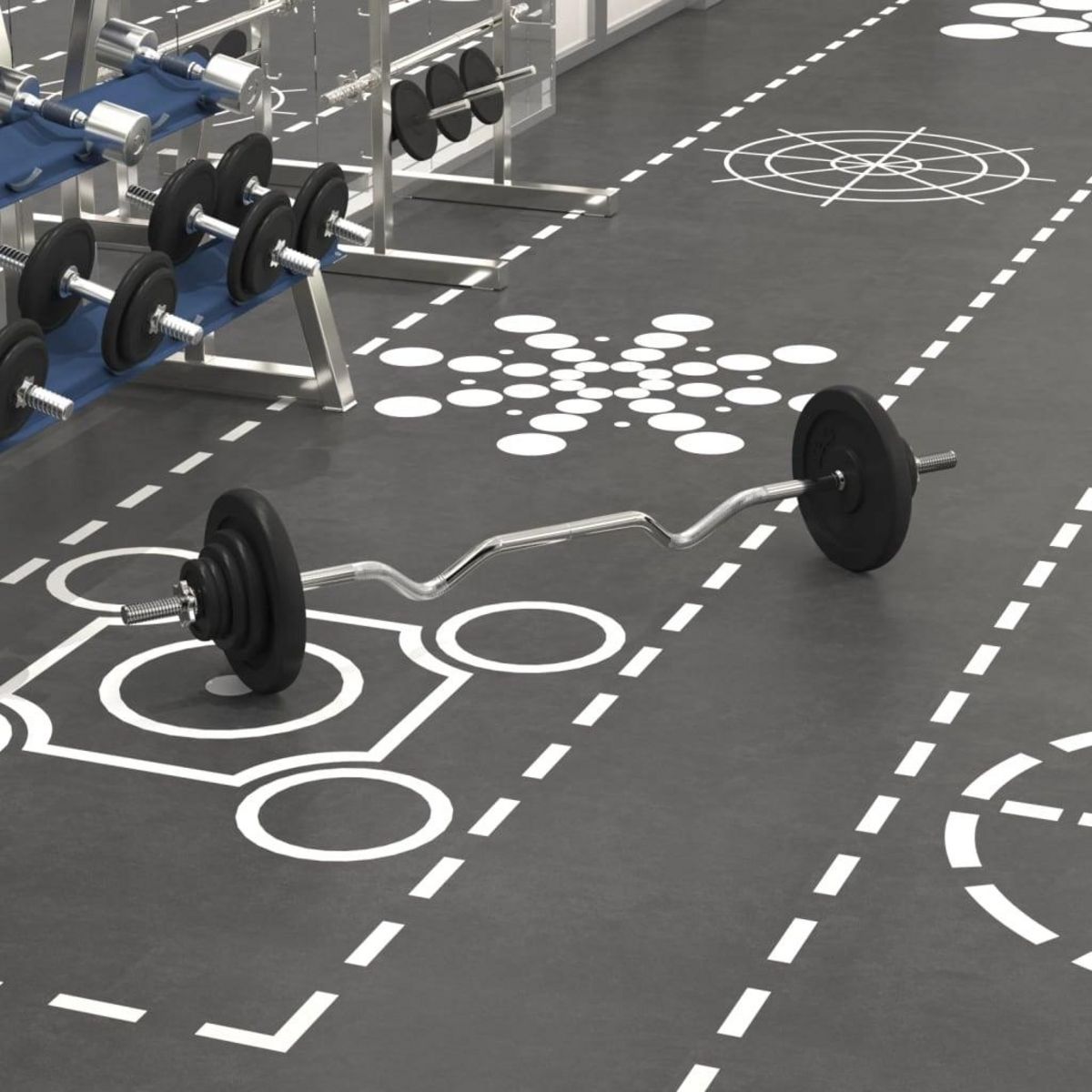 VIDAXL Ensemble d'halteres avec plaques 30 kg fonte et acier chrome