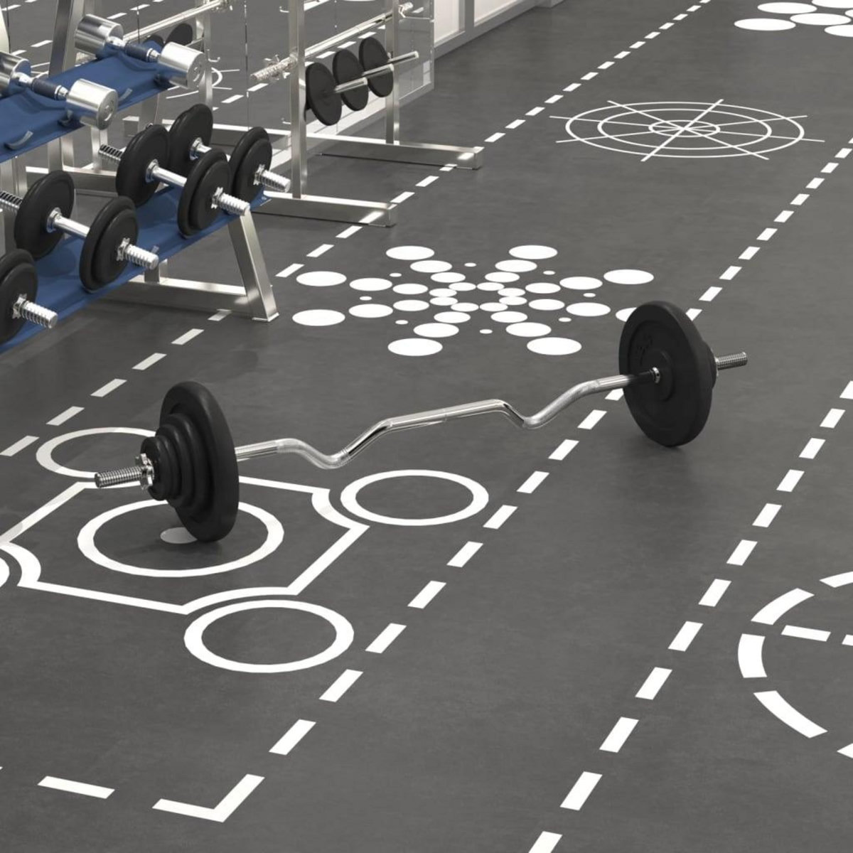 VIDAXL Ensemble d'halteres avec plaques 30 kg fonte et acier chrome