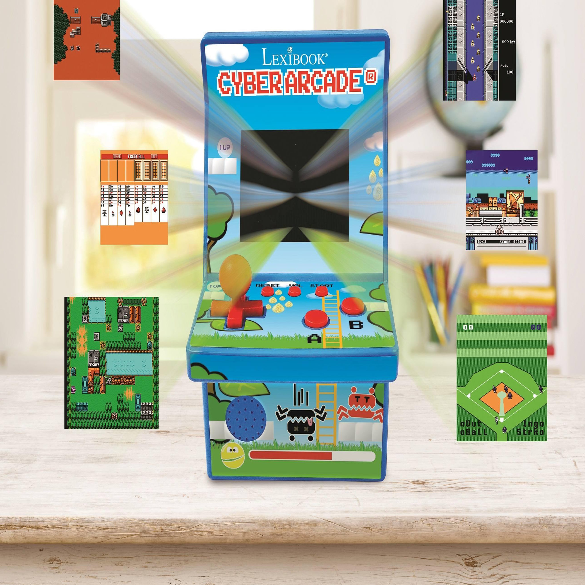 Voir la diapositive 5 : Lexibook Console portable Cyber Arcade - écran 2.8'' 200 jeux