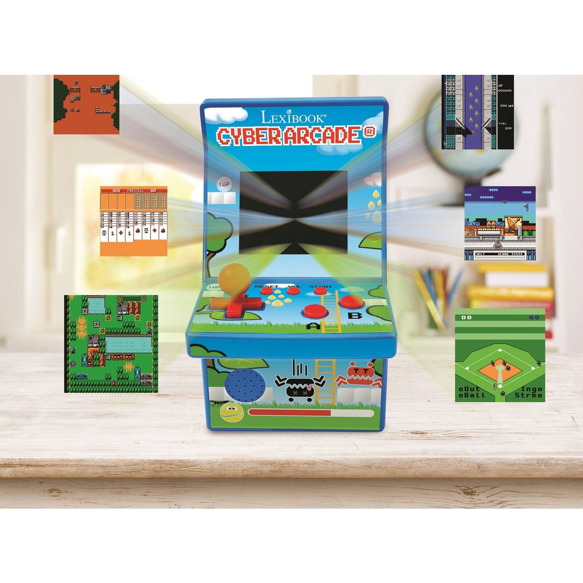 Lexibook Console portable Cyber Arcade - écran 2.8'' 200 jeux