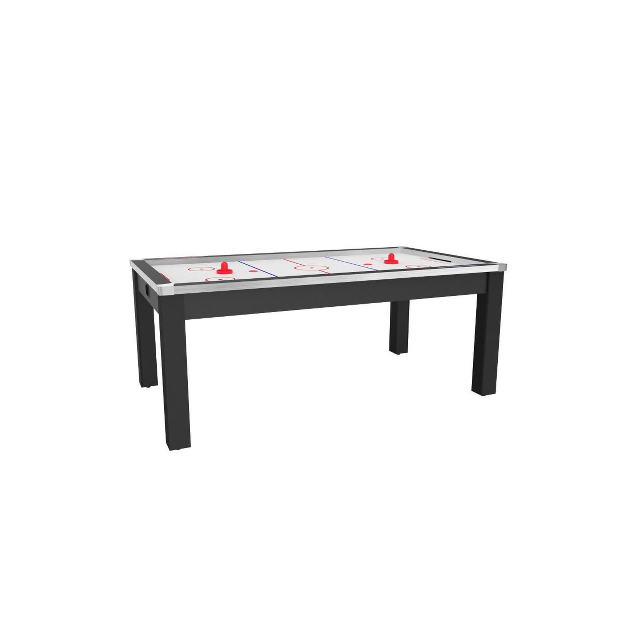 Voir la diapositive 4 : DE FAUGERES Table de Air Hockey Convertible  Calgary  213cm Noir