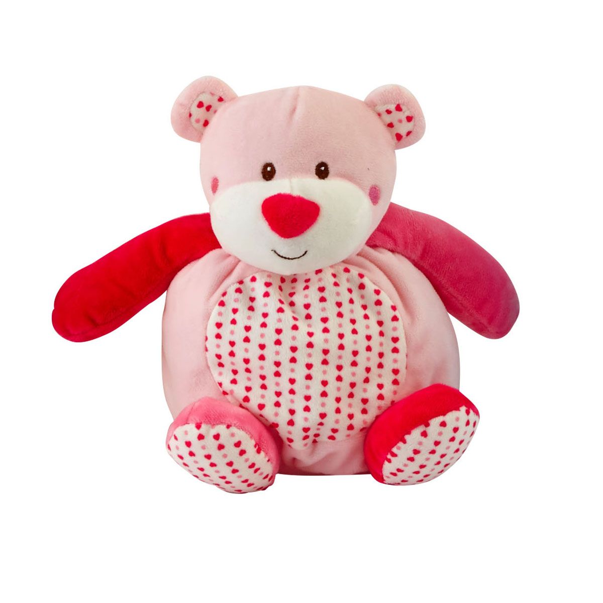 One Two Fun Ma première peluche boule 27 cm - Ours