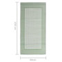 Voir la diapositive 6 : VIDAXL Tapis d'exterieur Vert 80x150 cm PP