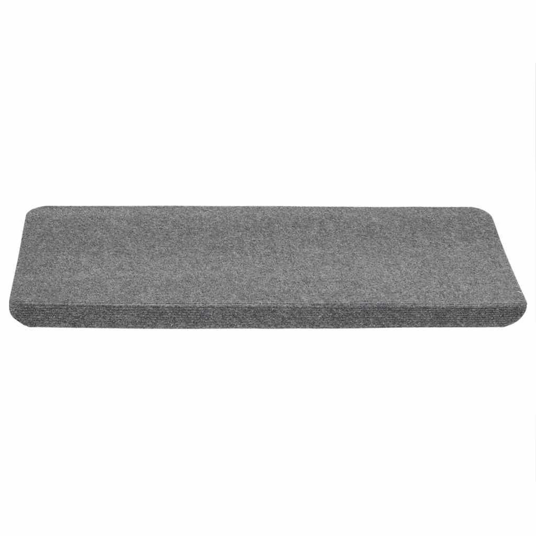 Voir la diapositive 3 : VIDAXL Tapis d'escalier auto-adhesifs 30 pcs gris 65x24,5x3,5 cm