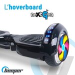  Hoverboard électrique 6,5'' Batterie lithium-ion 4,4 Ah Moteur 2x350W Couleur - Black