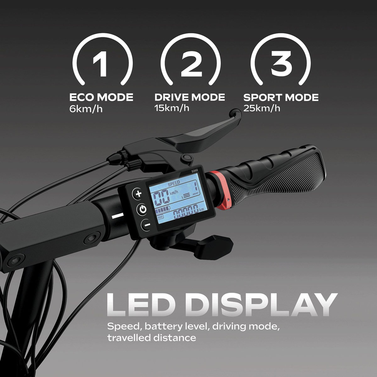 URBANGLIDE Trottinette Électrique ECROSS – 800W, 25 km/h, Autonomie 50 km, Pneu tout terrain 10  - 23Kg