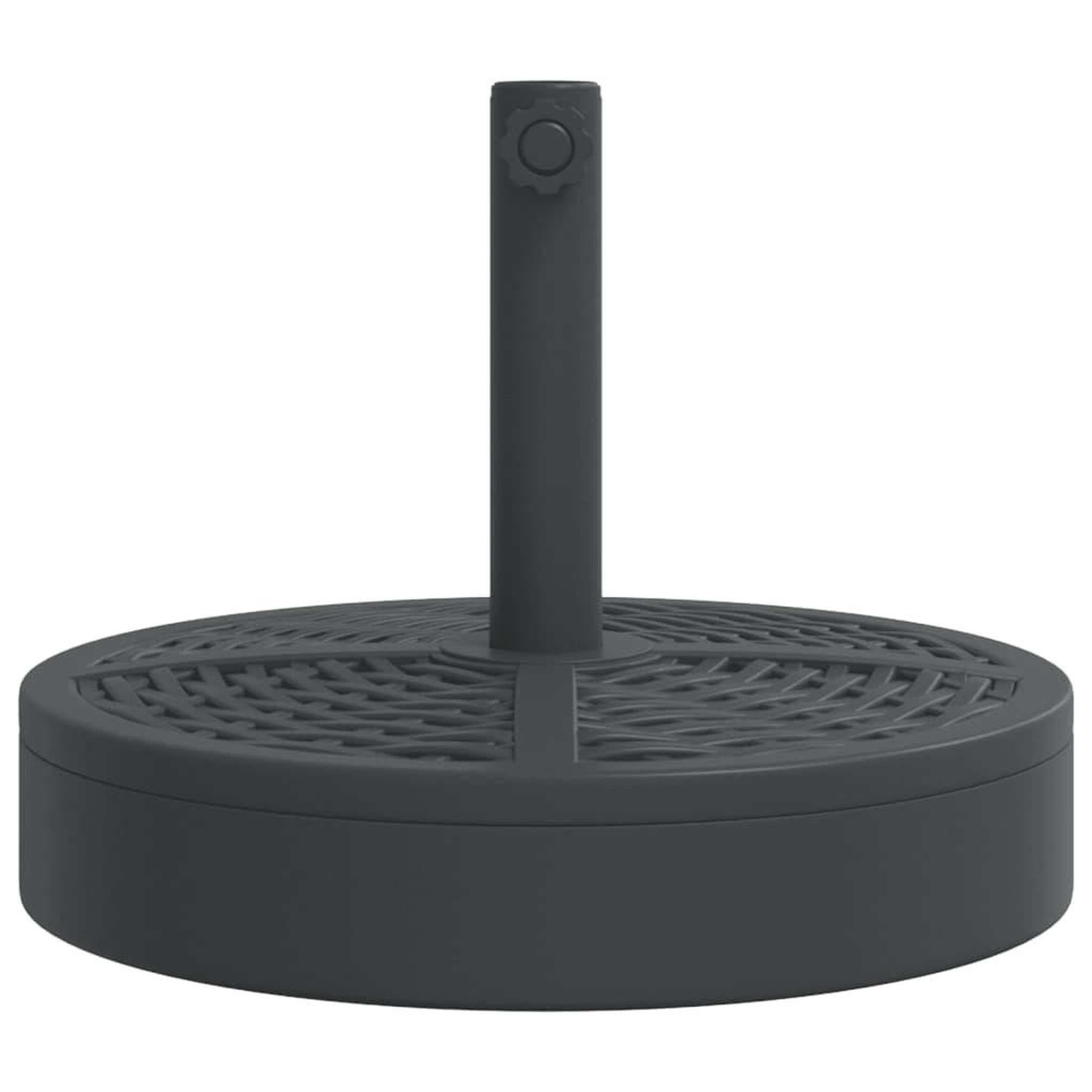 Voir la diapositive 4 : VIDAXL Base de parasol pour mats Ø38 / 48 mm 25 kg rond