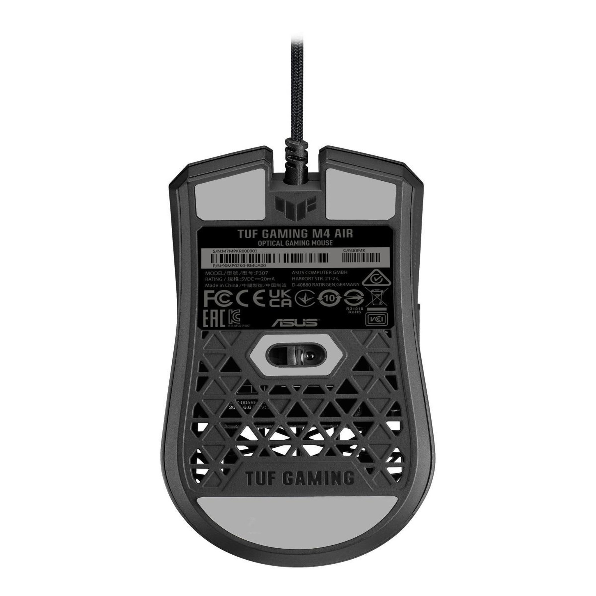 Voir la diapositive 3 : ASUS Souris filaire gaming Asus TUF M4 Air Noir