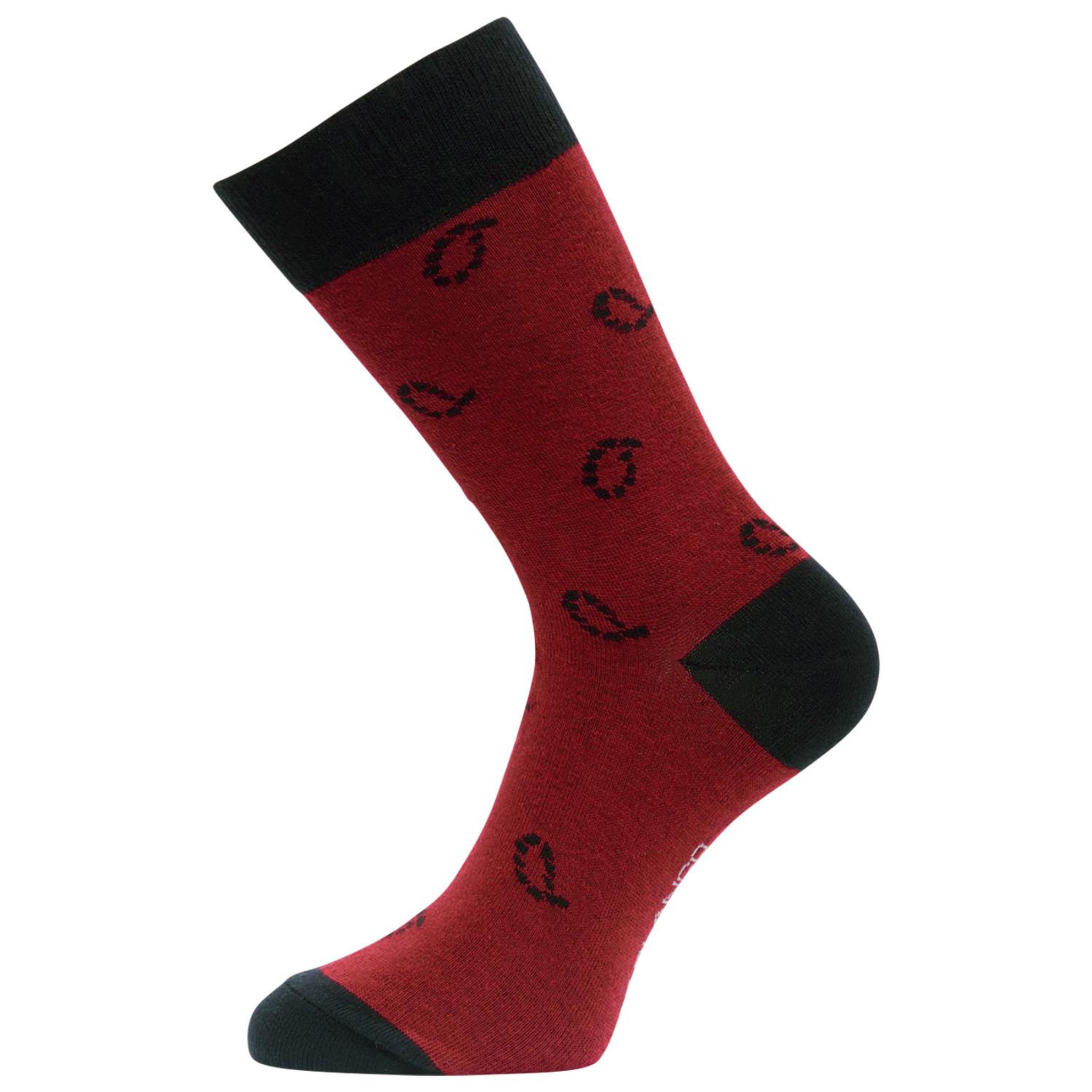 Voir la diapositive 6 : SERGE BLANCO Lot de 9 paires de chaussettes de ville fantaisies en coton peigné