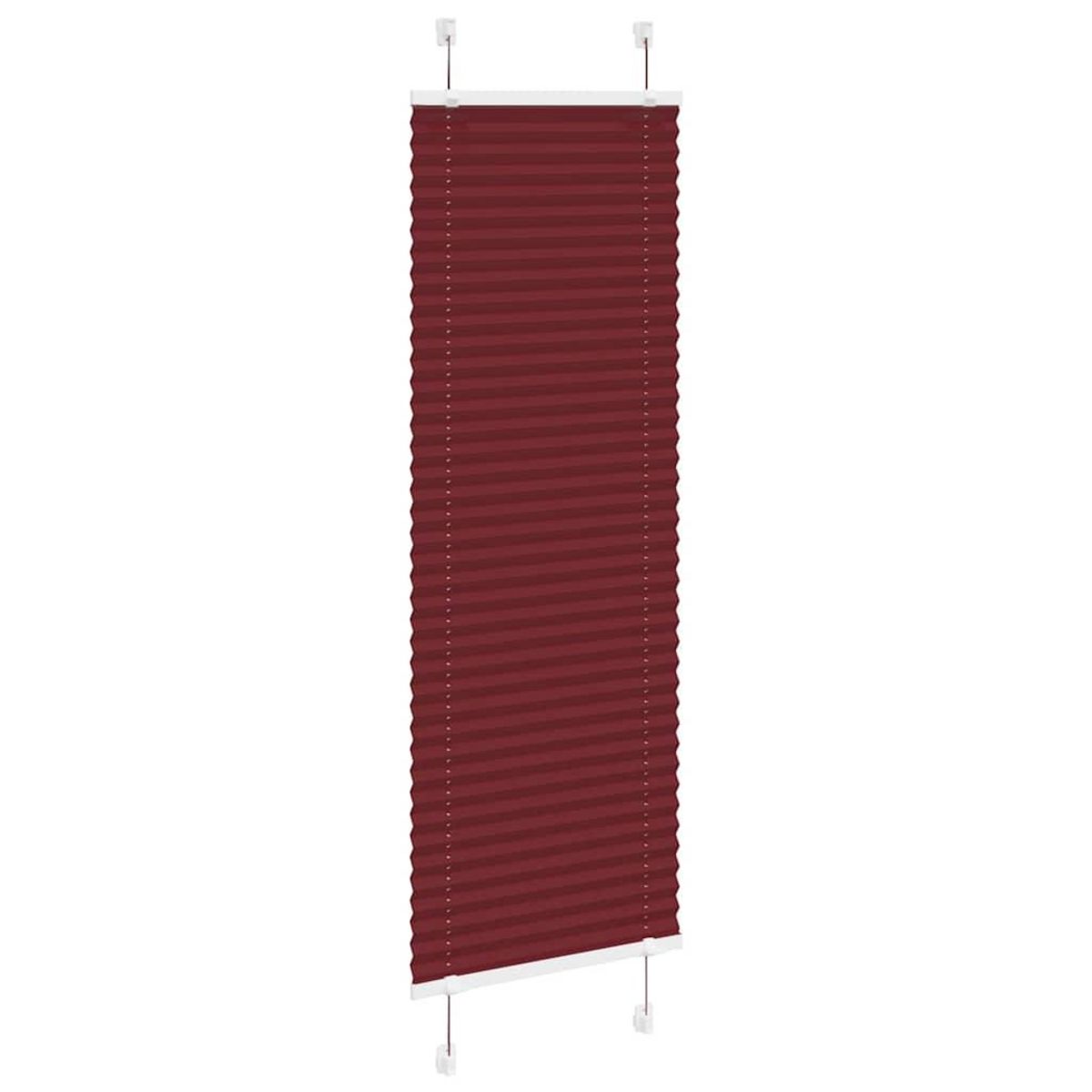 VIDAXL Store plisse rouge bordeaux 40x100 cm largeur du tissu 39,4 cm