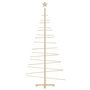 Voir la diapositive 3 : VIDAXL Arbre de Noël en bois pour decoration 180 cm bois massif de pin