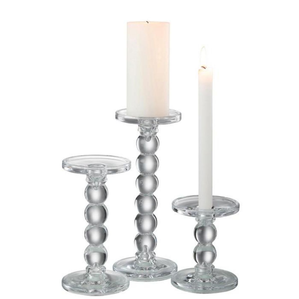 Paris Prix Chandelier Design en Verre  Gouttes  26cm Transparent