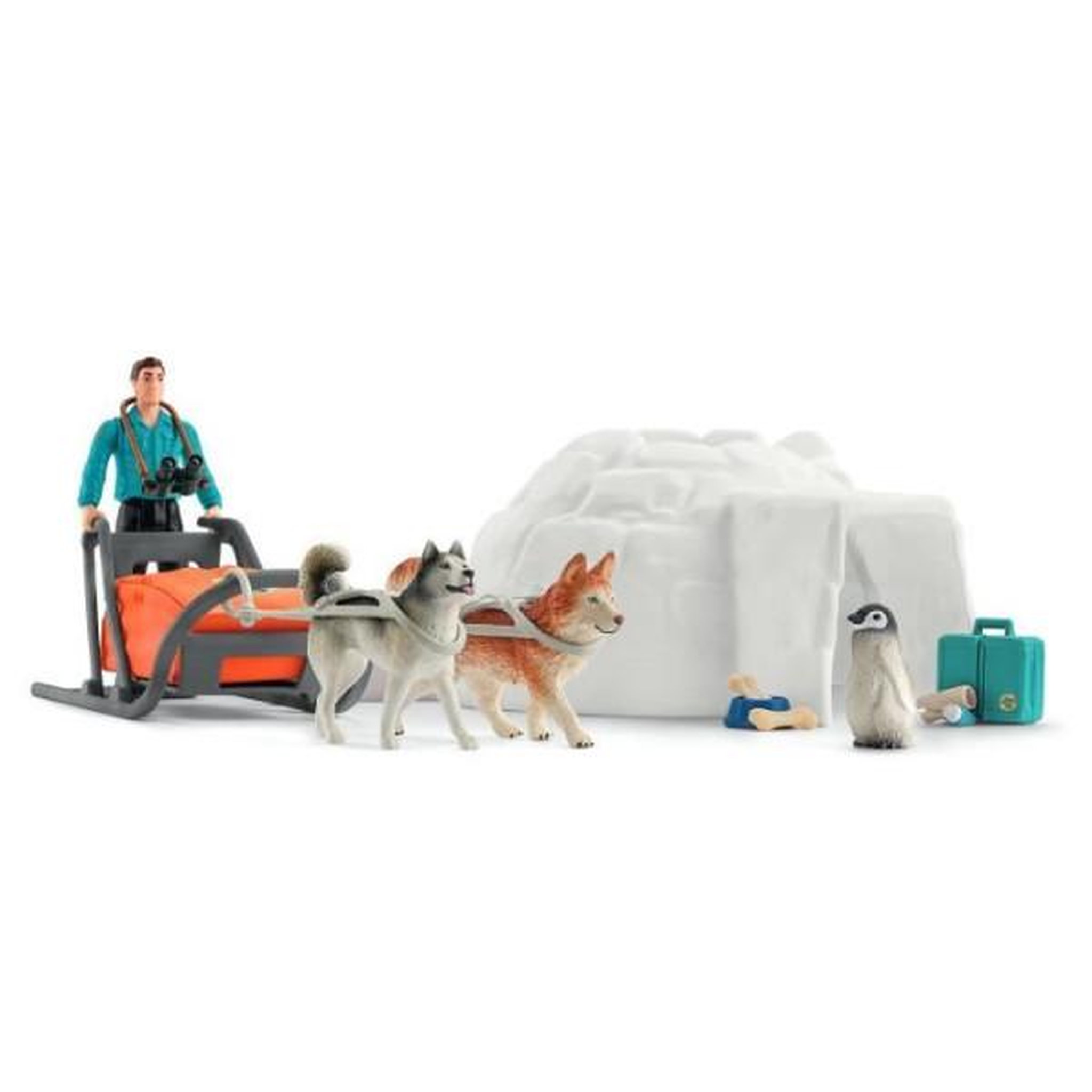 Voir la diapositive 2 : Schleich Coffret expédition en antarctique, figurines animaux sauvages, schleich 42558 wild life, pour enfant des 3 ans