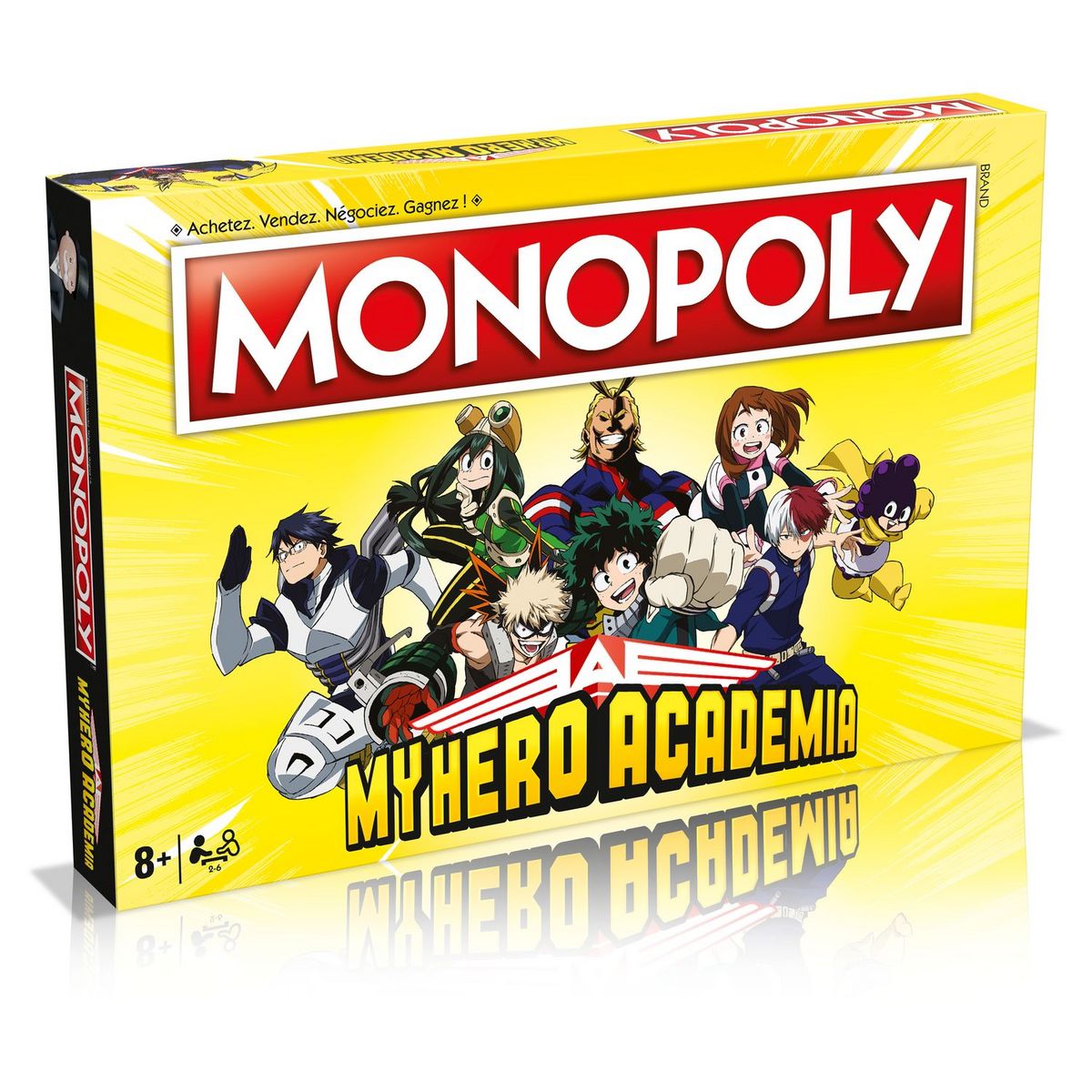  WINNING MOVES Jeu Monopoly My Hero Academia