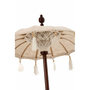 Voir la diapositive 4 : Paris Prix Parasol Déco  Pompons & Coquillages  90cm Beige