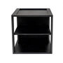 Voir la diapositive 2 : Paris Prix Table d'Appoint Design  Cuben  50cm Noir
