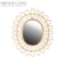 Voir la diapositive 3 : FORNORD Miroir Dalia rotin 34x39 cm