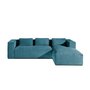 Voir la diapositive 6 : LISA DESIGN Stella - canapé d'angle - en velours côtelé - 4 places -style contemporain - droit