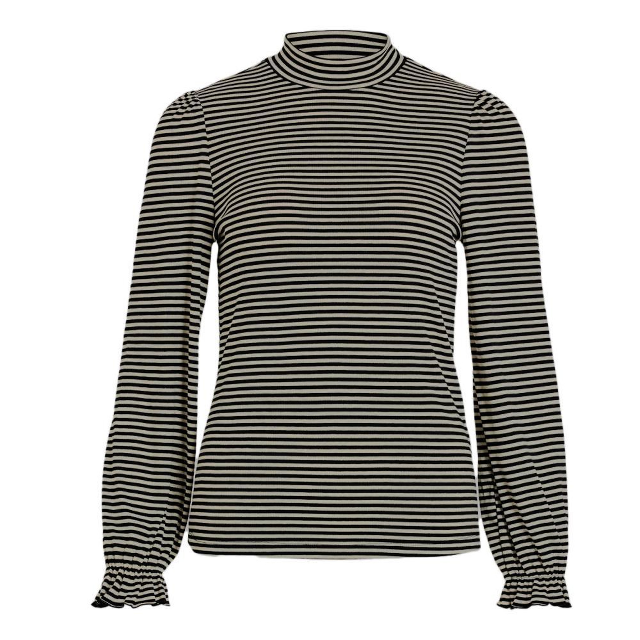 Voir la diapositive 1 : Vila Pull Marron/Noir Femme Vila Visabia